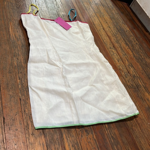 NWT Rhode Caspian Linen Mini Dress - Picture 5 of 6